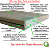 Memory Foam or GEL Memory Foam Pet Bed - Extra Large for Bigger Dogs