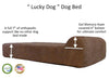 Memory Foam or GEL Memory Foam Pet Bed - Extra Large for Bigger Dogs