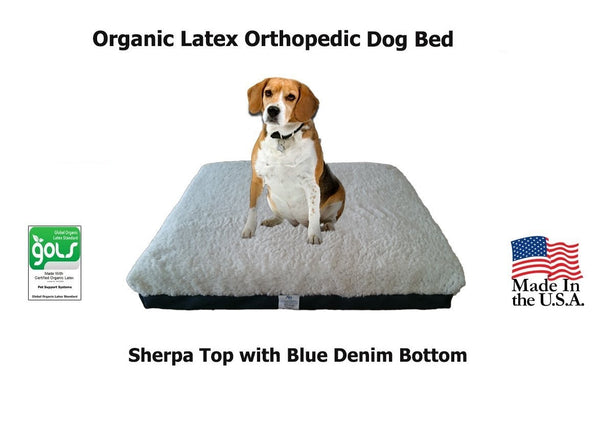 100 Organic Latex Orthopedic Pet Beds