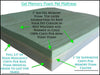 Memory Foam or GEL Memory Foam Pet Bed - Extra Large for Bigger Dogs